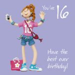 Teen birthday age cards