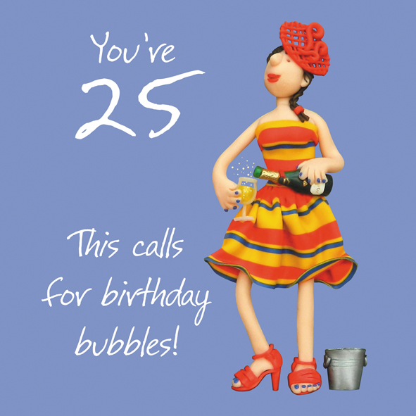 25th birthday bubbles - Holy Mackerel