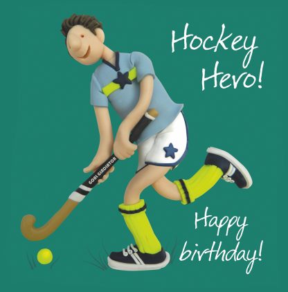 Hockey hotshot birthday card