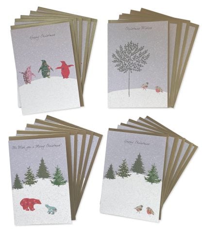 Eloise Hall birds and animals Christmas pack