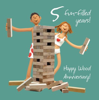 5th anniversary - wooden blocks